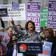 Rep. Maxine Waters (D-Calif.) outside the U.S. Capitol addressing a November 2017 rally against the Republican tax plan